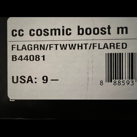 Adidas Men’s Cosmic Boost Size 9 - Picture 7 of 8